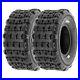 SunF 18×9.5-8 ATV Tires 18×9.5×8 X-Knob Tubeless 6 PR A018 Set of 2