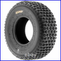 SunF 19x7-8 ATV Tires 19x7x8 Knobby Tubeless 2 PR A012 Set of 2
