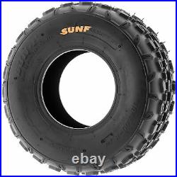 SunF 19x7-8 ATV Tires 19x7x8 Sport Tubeless 6 PR A015 Set of 2