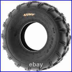 SunF 19x7-8 ATV UTV Tires 19x7x8 All Terrain Tubeless 6 PR A003 Set of 2