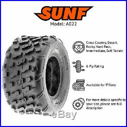 SunF 20x10-9 ATV Tires 20x10x9 Rear Tubeless 4 PR A022 Set of 2