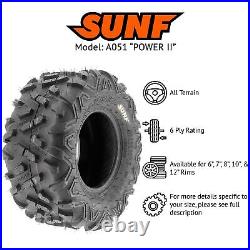 SunF 20x10-9 ATV UTV 20x10x9 All Terrain Tires 6 PR A051 Pair of 2 POWER II