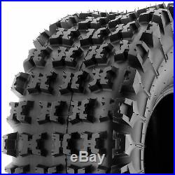 SunF 20x11-8 ATV Tires 20x11x8 AT Race Tubeless 6 PR A027 Set of 2