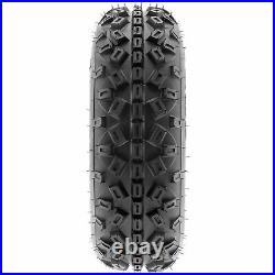 SunF 20x6-10 18x10-08 A/T MX XC ATV Tires 6 PR Tubeless A035 Bundle