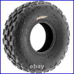 SunF 20x7-8 ATV Tires 20x7x8 Knobby Tubeless 6 PR A029 Set of 2