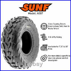 SunF 20x7-8 ATV Tires 20x7x8 Quad Tubeless 6 PR A007 Set of 2