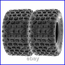 SunF 21x6-10 18x10-8 A/T MX XC ATV Tires 6 PR Tubeless A035 Bundle