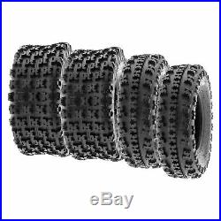 SunF 21x7-10 20x10-9 All Terrain ATV Race Tires 6 PR Tubeless A027 Bundle