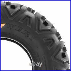 SunF 21x7-10 ATV Tires 21x7x10 All Terrain 6 Ply A051 POWER II Set of 2