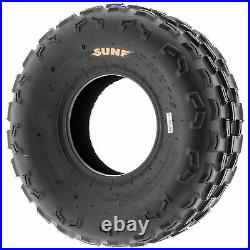 SunF 21x7-10 ATV Tires 21x7x10 Knobby Tubeless 6 PR A029 Set of 2