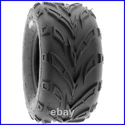 SunF 21x7-10 Front 22x10-10 Rear ATV UTV Tires Off Road Tubeless 6PR A004 Bundle