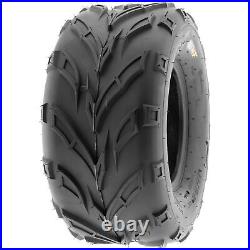 SunF 21x7-10 Front 22x10-10 Rear ATV UTV Tires Off Road Tubeless 6PR A004 Bundle