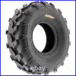 SunF 21x7-8 20x10-8 All Terrain ATV UTV Tires 6 PR Tubeless A003 Bundle