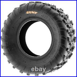 SunF 22x10-10 ATV UTV Tire 22x10x10 Knobby 6 PR A006 Pair of 2