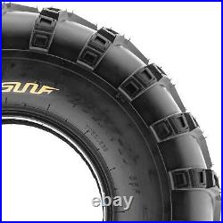 SunF 22x10-10 ATV UTV Tire 22x10x10 Mud Tubeless 6 PR A028 PAIR of 2