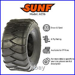 SunF 22x10-9 ATV UTV Tire 22x10x9 Sand & Snow 6 PR A036 Pair of 2