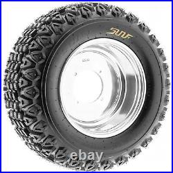 SunF 22x11-10 ATV & Golf Cart Tires 22x11x10 A/T Tubeless 4 PR G003 Set of 2