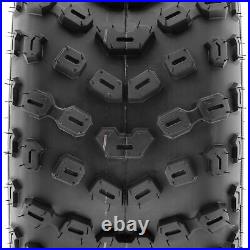 SunF 22x11-10 ATV UTV Tire 22x11x10 Dimple Knobby 6 PR A005 Pair of 2