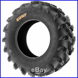 SunF 22x11-9 ATV Tires 22x11x9 Mud Tubeless 6 PR A024 Set of 2