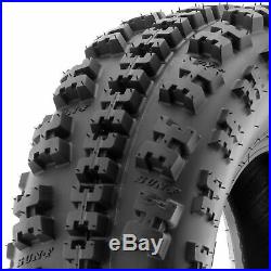 SunF 22x7-10 20x10-9 All Terrain ATV Race Tires 6 PR Tubeless A027 Bundle