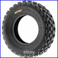 SunF 22x7-10 ATV Tires 22x7x10 Race Tubeless 6 PR A017 Set of 2