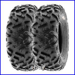 SunF 22x7-10 ATV UTV 22x7x10 All Terrain Tires 6 PR A051 Pair of 2 POWER II