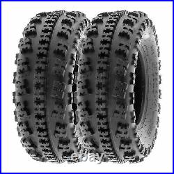 SunF 22x7-11 ATV Tires 22x7x11 AT Race Tubeless 6 PR A027 Set of 2