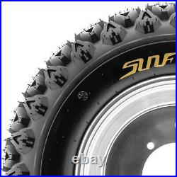 SunF 23x10.5-12 ATV & Golf Cart Tires 23x10.5x12 4 PR G003 Set of 2