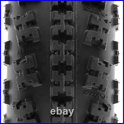 SunF 23x7-10 22x10-9 All Terrain ATV Race Tires 6 PR Tubeless A027 Bundle