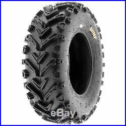SunF 24x10-11 ATV UTV Tires 24x10x11 Mud Rear Tubeless 6 PR A041 Set of 2