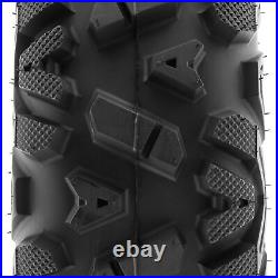 SunF 24x8-11 ATV UTV 24x8x11 All Terrain Tires 6 PR A033 Pair of 2 POWER I