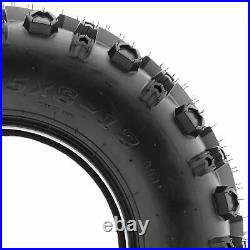 SunF 24x8-12 24x10-11 All Terrain Mud ATV UTV Tires 6 PR A041 Bundle