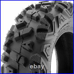 SunF 24x8-12 24x8x12 24 ATV UTV Tires 6 Ply POWER I A033 Set of 4