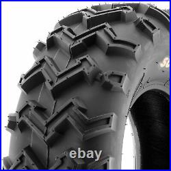 SunF 24x8-12 ATV UTV Tires 24x8x12 All Terrain Tubeless 6 PR A001 Set of 2