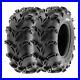 SunF 25×10-12 ATV UTV Tires 25x10x12 Mud Rear Tubeless 6 PR A050 Set of 2