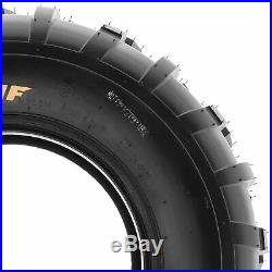 SunF 25x11-12 ATV UTV Tires 25x11x12 All Terrain Tubeless 6 PR A010 Set of 2