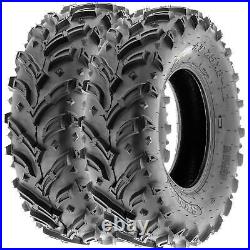 SunF 25x8-12 ATV UTV Muddy Tire 25x8x12 Dirt Mud 6 PR A024-1 Pair of 2
