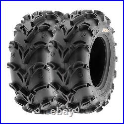 SunF 25x8-12 ATV UTV Muddy Tire 25x8x12 Mud v-shape 6 PR A050 Pair of 2