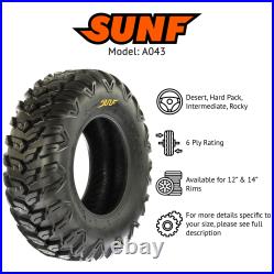 SunF A043 All Terrain ATV UTV Tubeless Tires Single