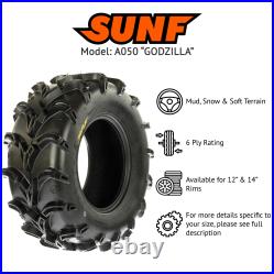 SunF A050 All Terrain ATV UTV Tubeless Tires Single