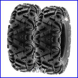 SunF ATV UTV Tires 26x8-12 26x8x12 All Terrain 6 PR A033 Power I Set of 2