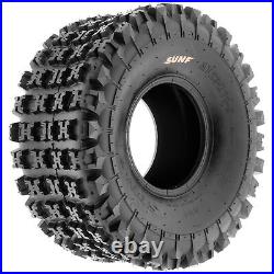 SunF All Terrain ATV Tires 20x10-9 20x10x9 AT Race 6 PR A027 Tubeless Set of 2