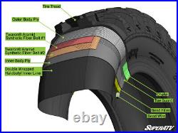 SuperATV XT Warrior Off Road Tire for UTV ATV 30x10-15 Standard Compound