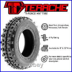 Terache 20x6-10 20x6x10 Sport Race ATV UTV Tire 6 PR TE-MX SET of 4