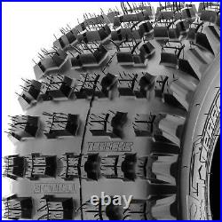 Terache 22x7-10 20x11-9 Knobby Race Tires 6 PR TFORCE XC Bundle