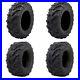 Tusk Mud Force 6 Ply ATV UTV Tire Kit Set (2) 25×8-12 (2) 25×10-12