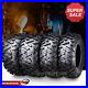 WANDA 25×8-12 & 25×11-12 UTV ATV Tires 6-Ply Full Set Bighorn Style Solid Tread