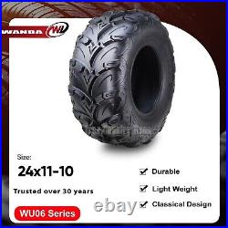 WANDA Premium 8 Ply ATV / UTV Tires 24x11-10 24x11x10 Mud Sling