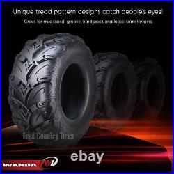 WANDA Premium 8 Ply ATV / UTV Tires 24x11-10 24x11x10 Mud Sling