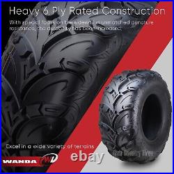 WANDA Premium 8 Ply ATV / UTV Tires 24x11-10 24x11x10 Mud Sling